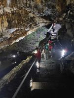 Der Vulkanschlot von Innen