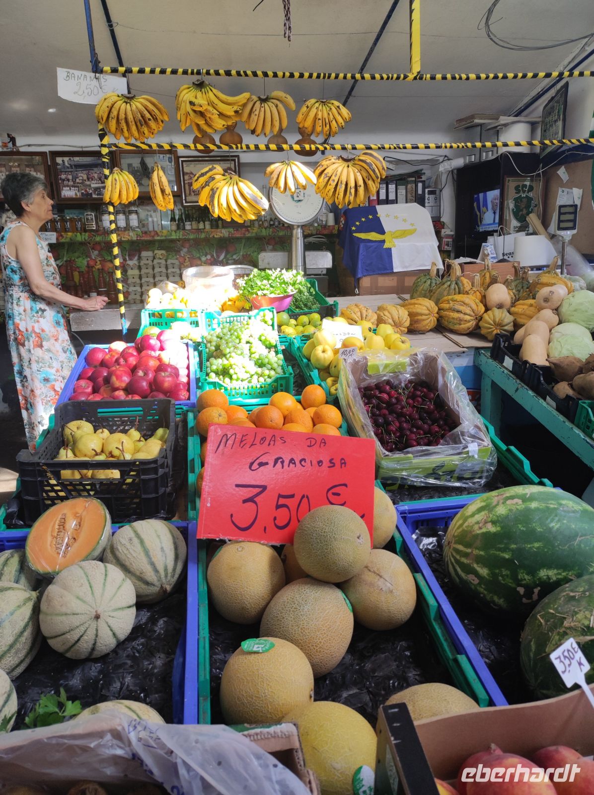 Auf dem Markt in Angra do Heroismo auf Terceira, Portugal