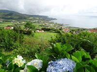 Horta, Blick vom Monte da Espalamaca...