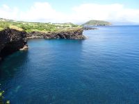 Faial, Steilküste vor Horta