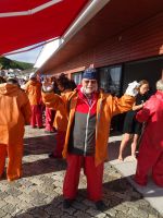 ... unser Reisebegleiter Hartwig gut verpackt...