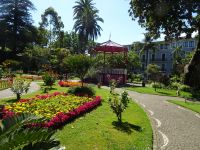Terceira, Angra, Stadtpark in voller Blüte...