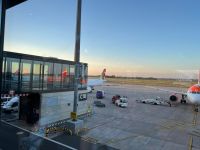 Flughafen, Gate, Berlin, Deutschland