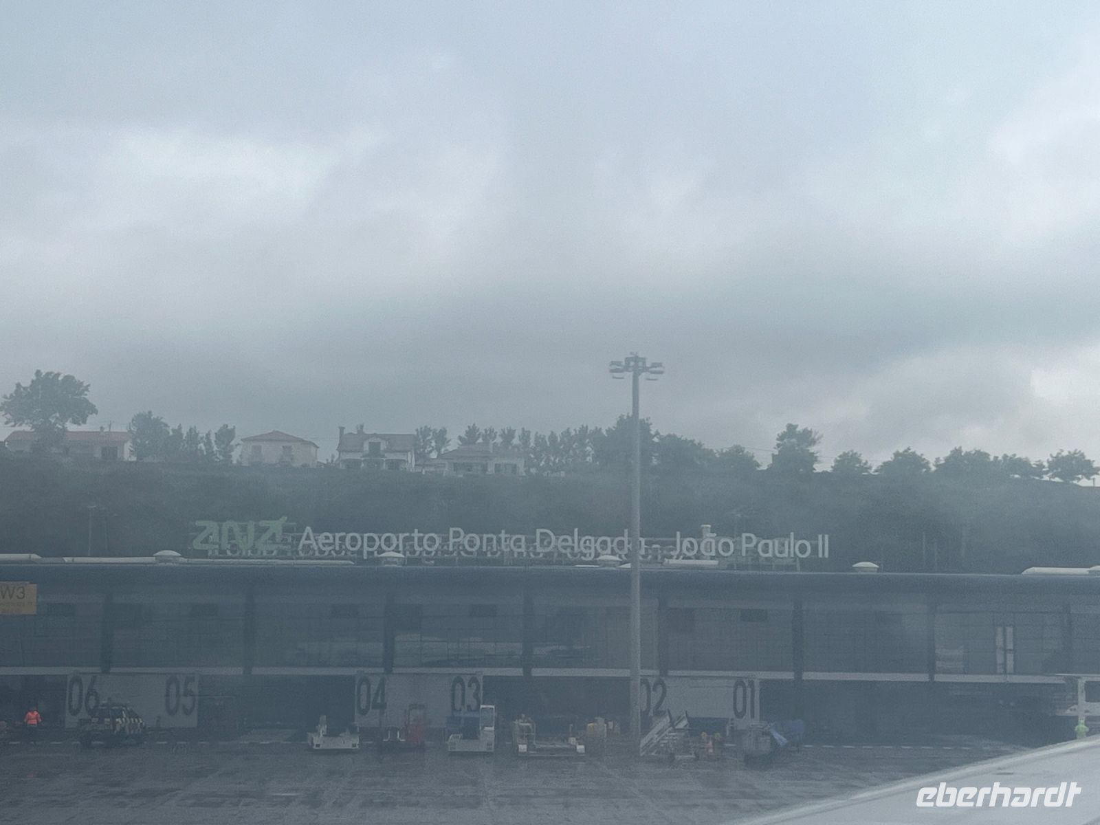 Ankunft Flughafen Ponta Delgada, São Miguel, Azoren, Portugal