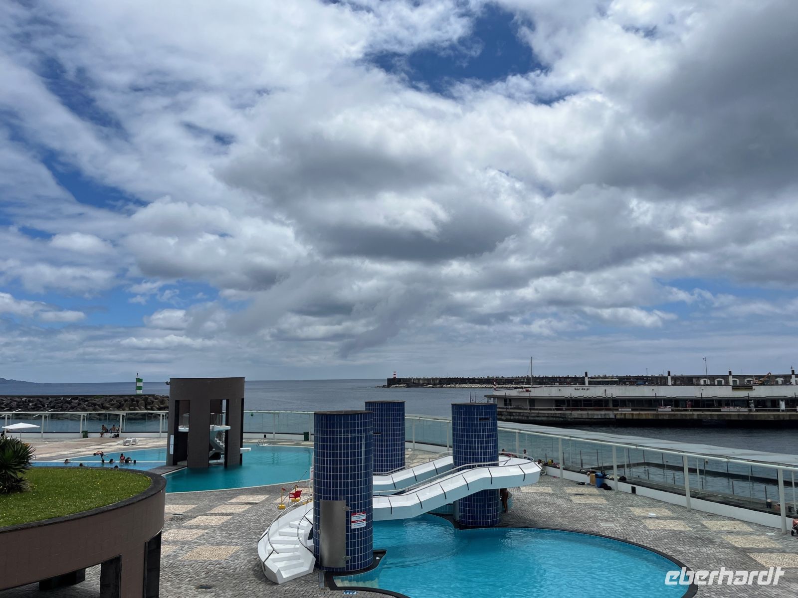 Freibad, Ponta Delgada, São Miguel, Azoren, Portugal