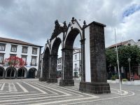 Stadttor Ponta Delgada, São Miguel, Azoren, Portugal