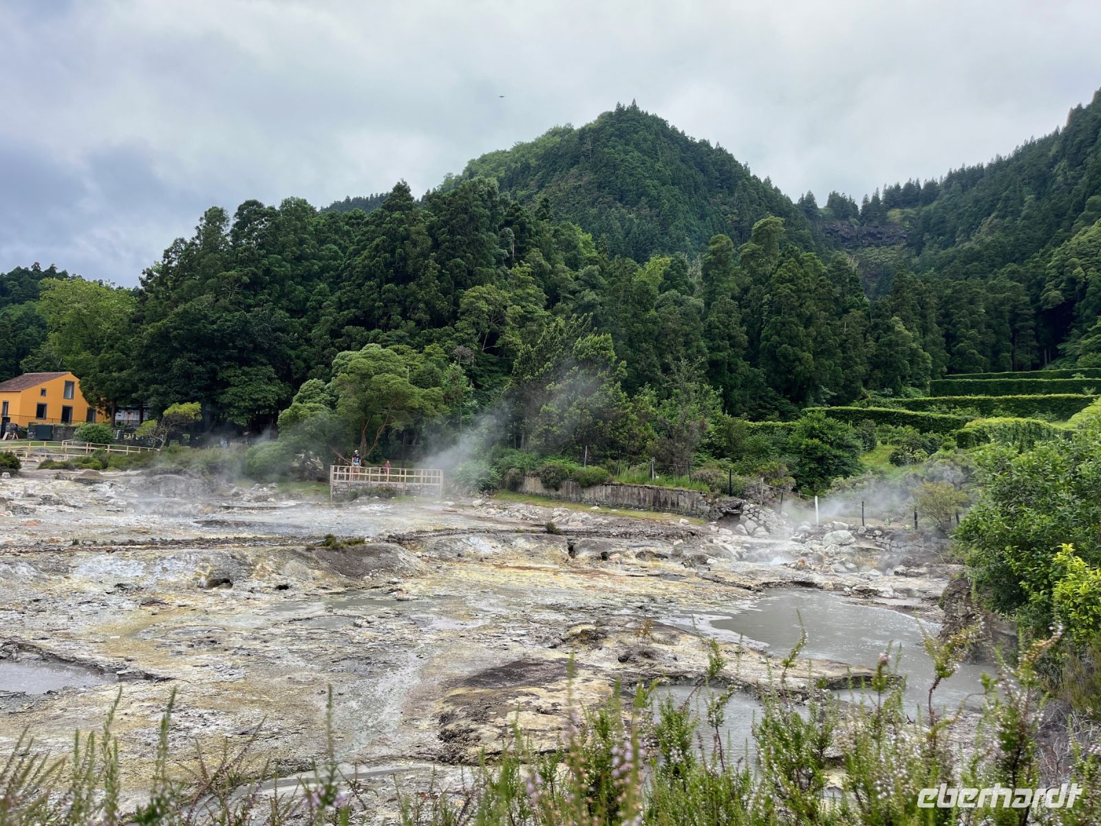 Heiße Quellen, Lagoa das Furnas, São Miguel, Azoren, Portugal