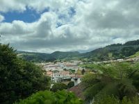 Blick auf Furnas, São Miguel, Azoren, Portugal