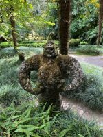 Figur im Park Terra Nostra, Furnas, São Miguel, Azoren, Portugal