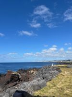 Stadtpromenade von Lagoa, São Miguel, Azoren, Portugal