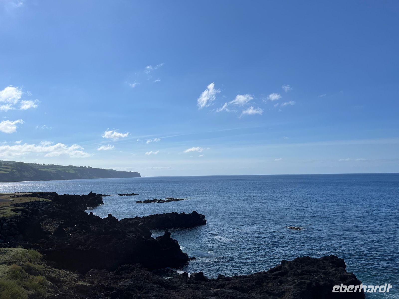 Stadtpromenade von Lagoa, São Miguel, Azoren, Portugal