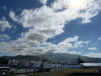 Stadtpromenade von Lagoa, São Miguel, Azoren, Portugal