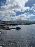 Stadtpromenade von Lagoa, São Miguel, Azoren, Portugal