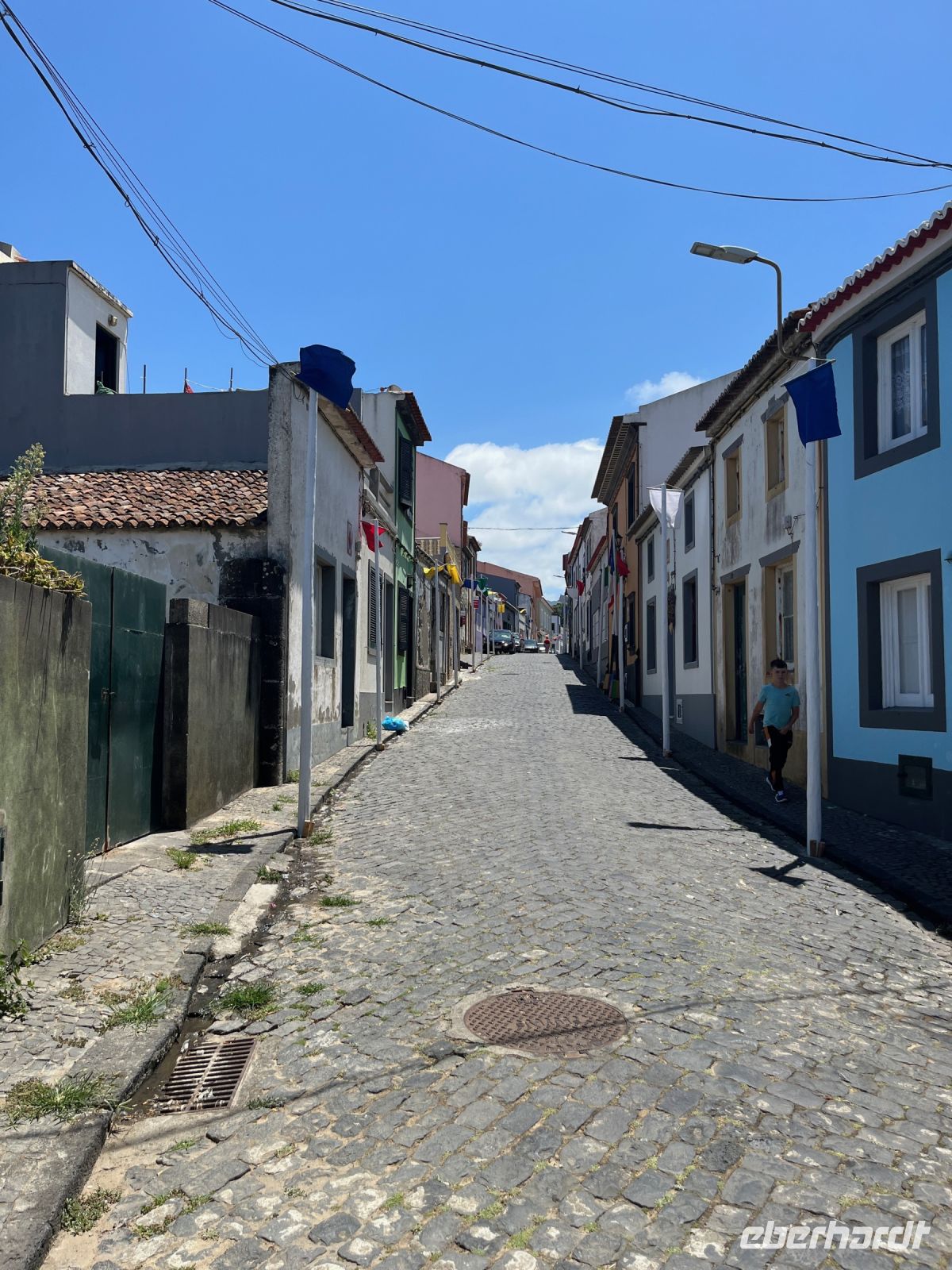 Straße von Ribeira Grande, São Miguel, Azoren, Portugal
