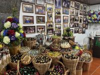 Likörverkostung im Laden Mulher de Capote, Ribeira Grande, São Miguel, Azoren, Portugal