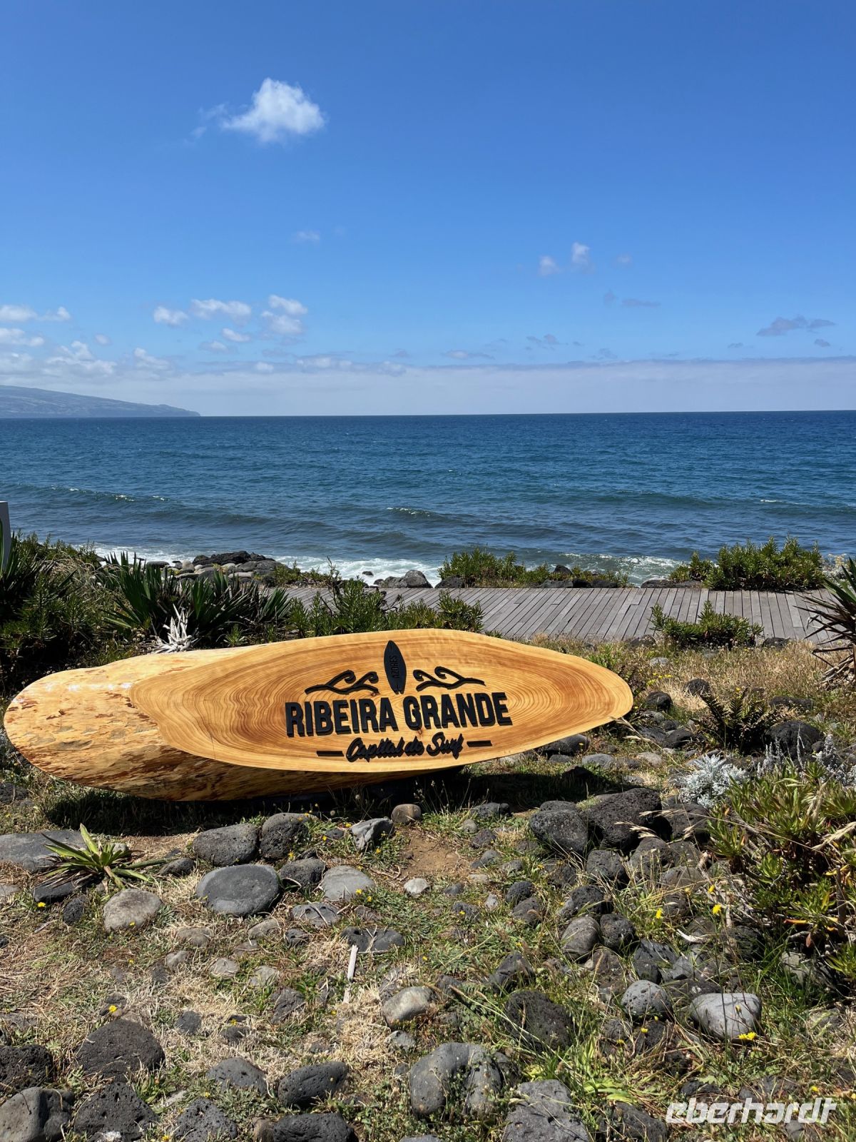 Strand Ribeira Grande, São Miguel, Azoren, Portugal