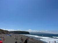 Strand Ribeira Grande, São Miguel, Azoren, Portugal