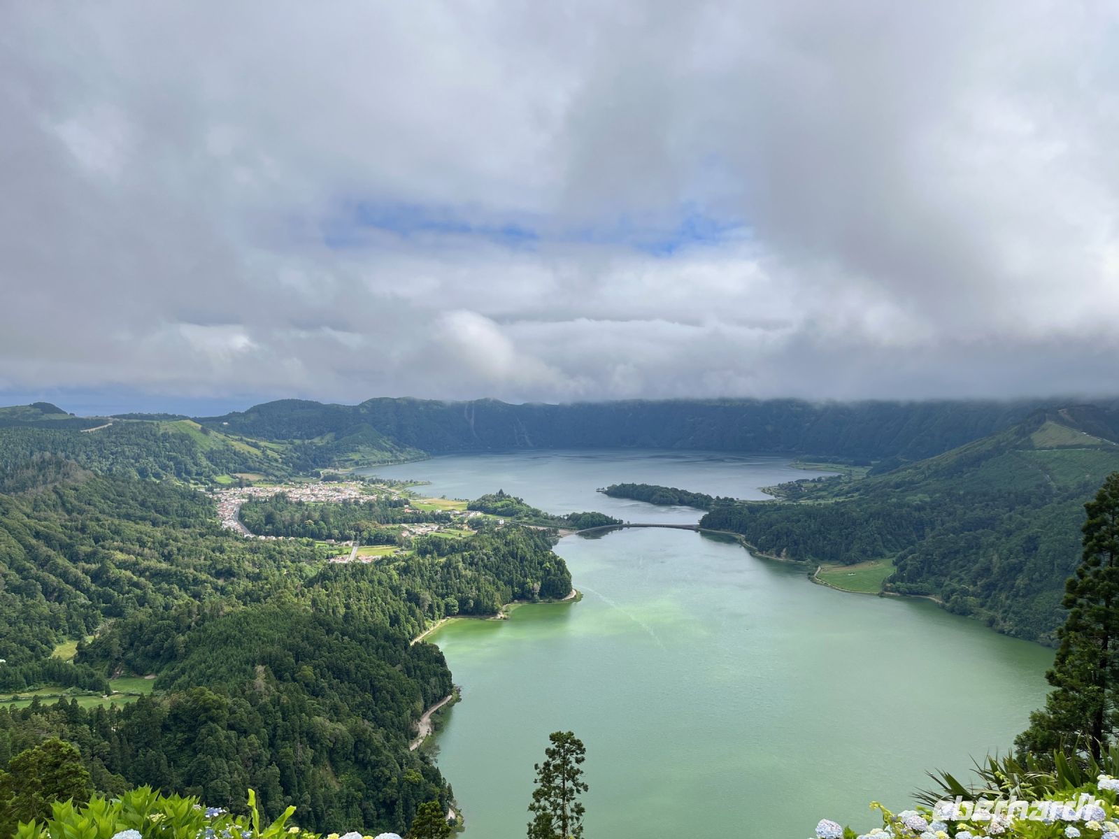 Seen Lagoa Azul und Lagoa Verde, São Miguel, Azoren, Portugal