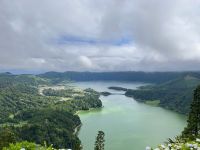 Seen Lagoa Azul und Lagoa Verde, São Miguel, Azoren, Portugal
