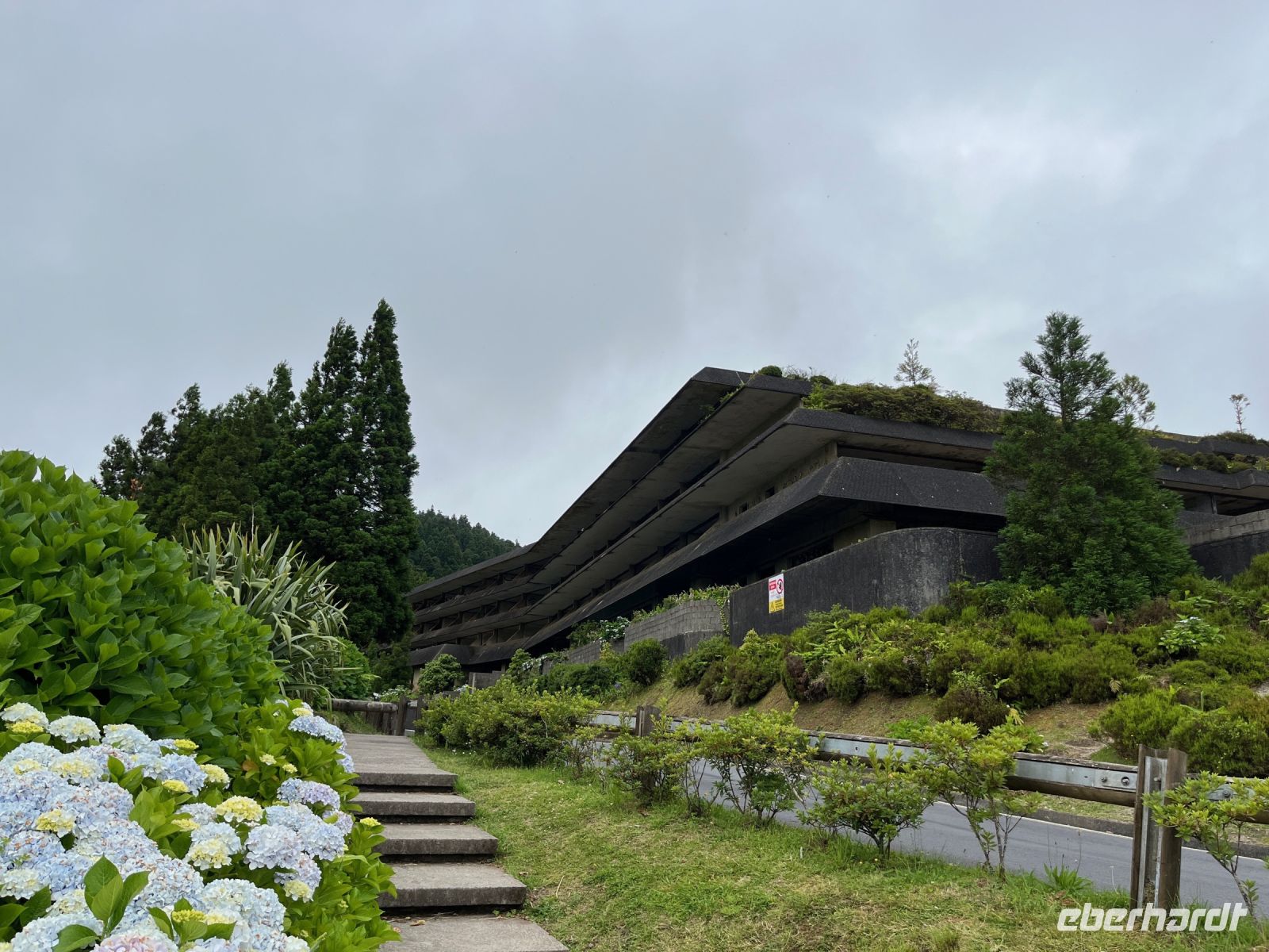 Ehemaliges Hotel am Aussichtspunkt, São Miguel, Azoren, Portugal