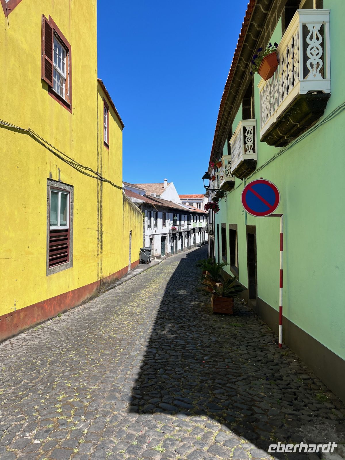 Gasse, Horta, Faial, Azoren, Portugal