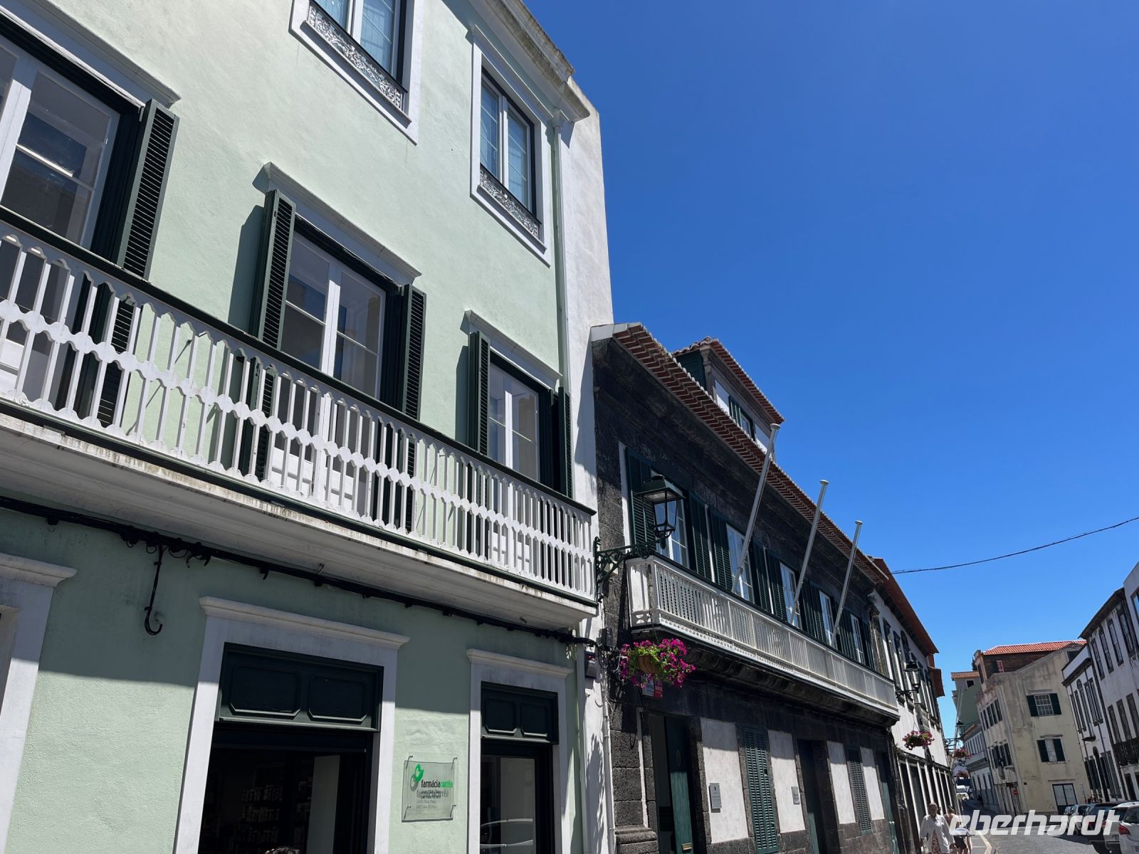 Häuseransicht, Horta, Faial, Azoren, Portugal