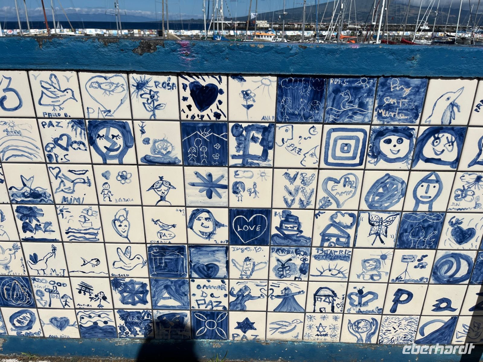 Hafen, Horta, Faial, Azoren, Portugal