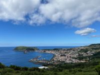 Blick auf Horta, Faial, Azoren, Portugal