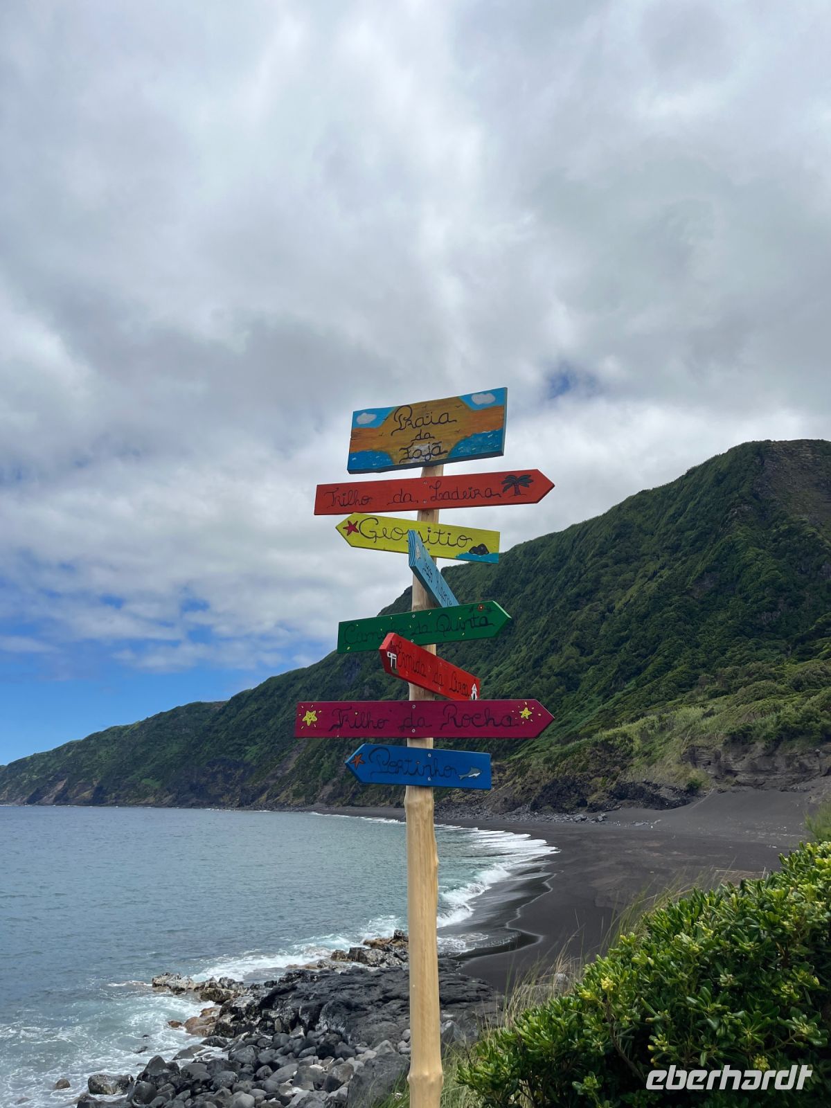 Strand do Norte, Faial, Azoren, Portugal