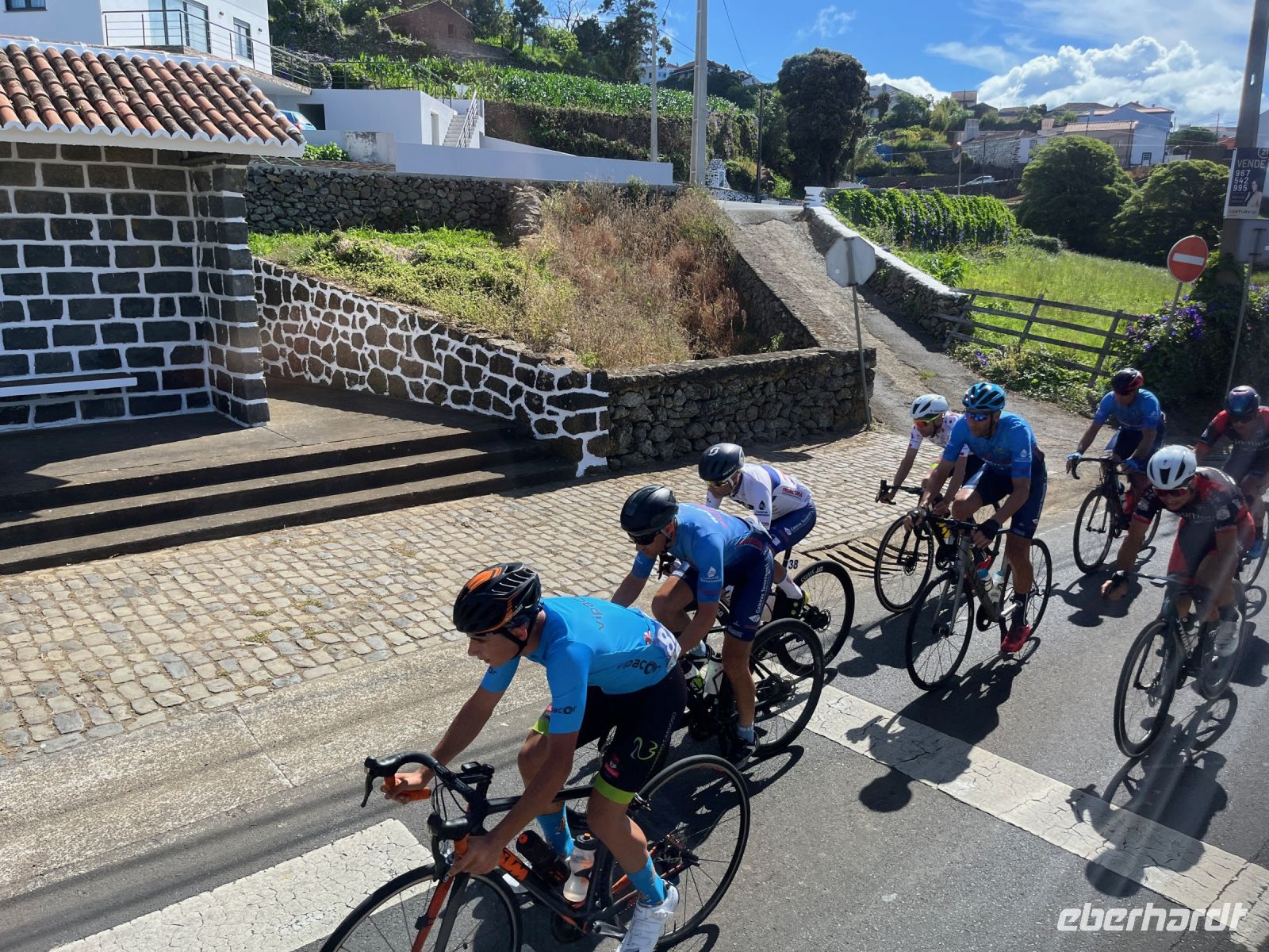 Rennradfahrer, Teceira, Azoren, Portugal