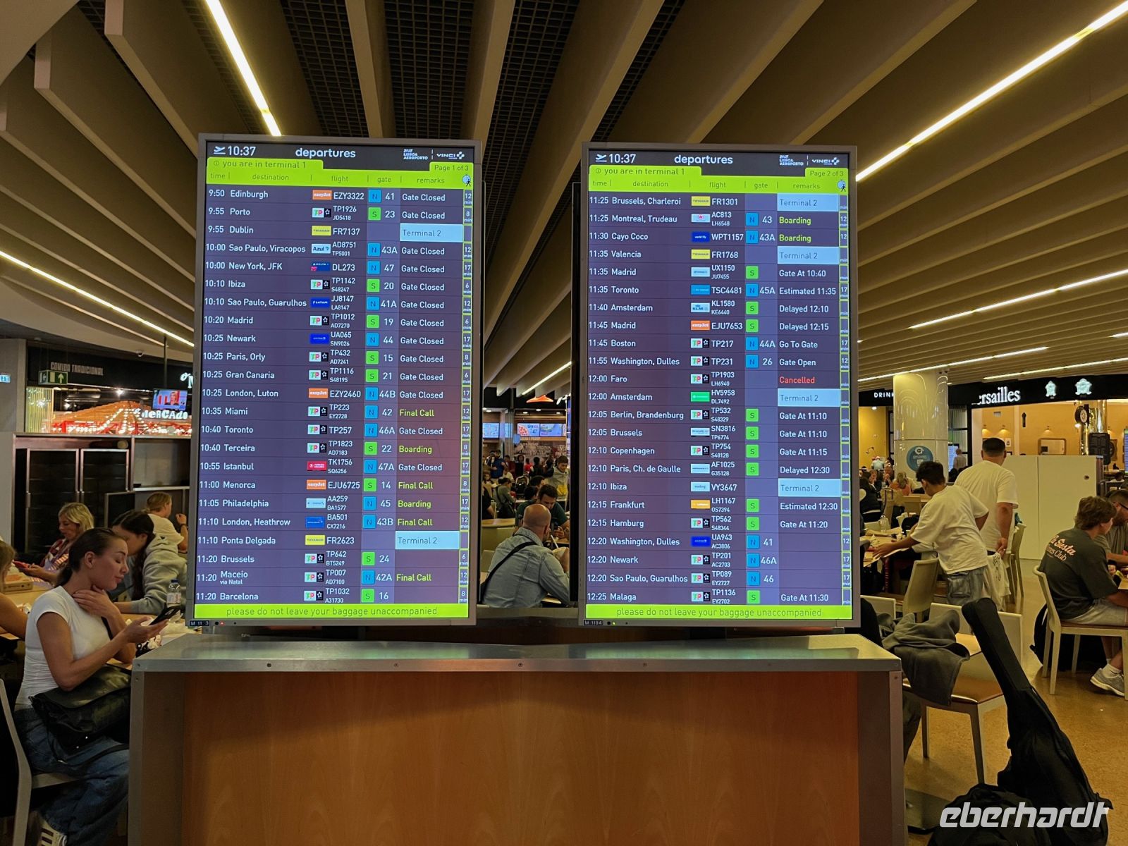 Flughafen, Lissabon, Portugal