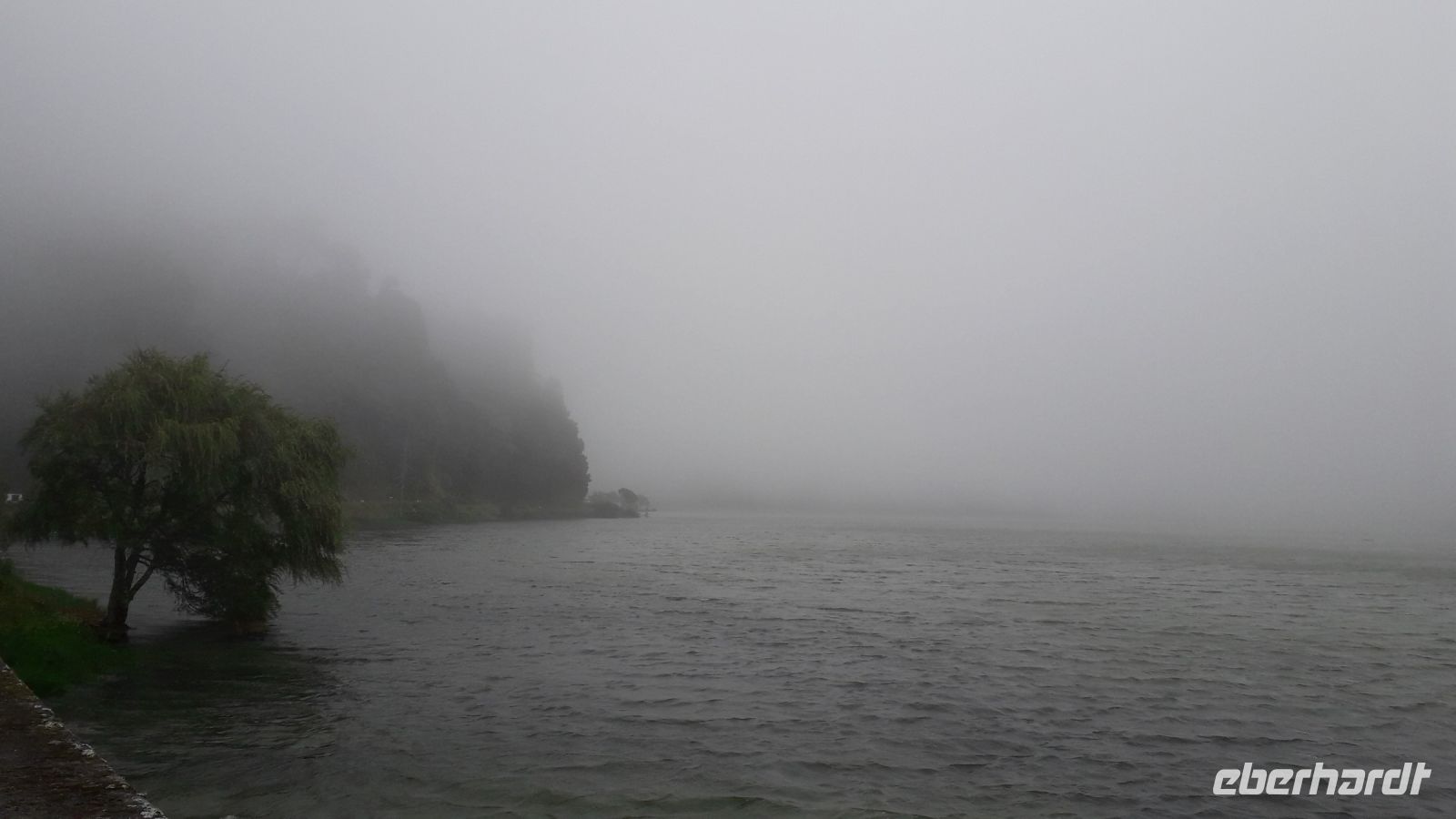 Man sieht kaum etwas