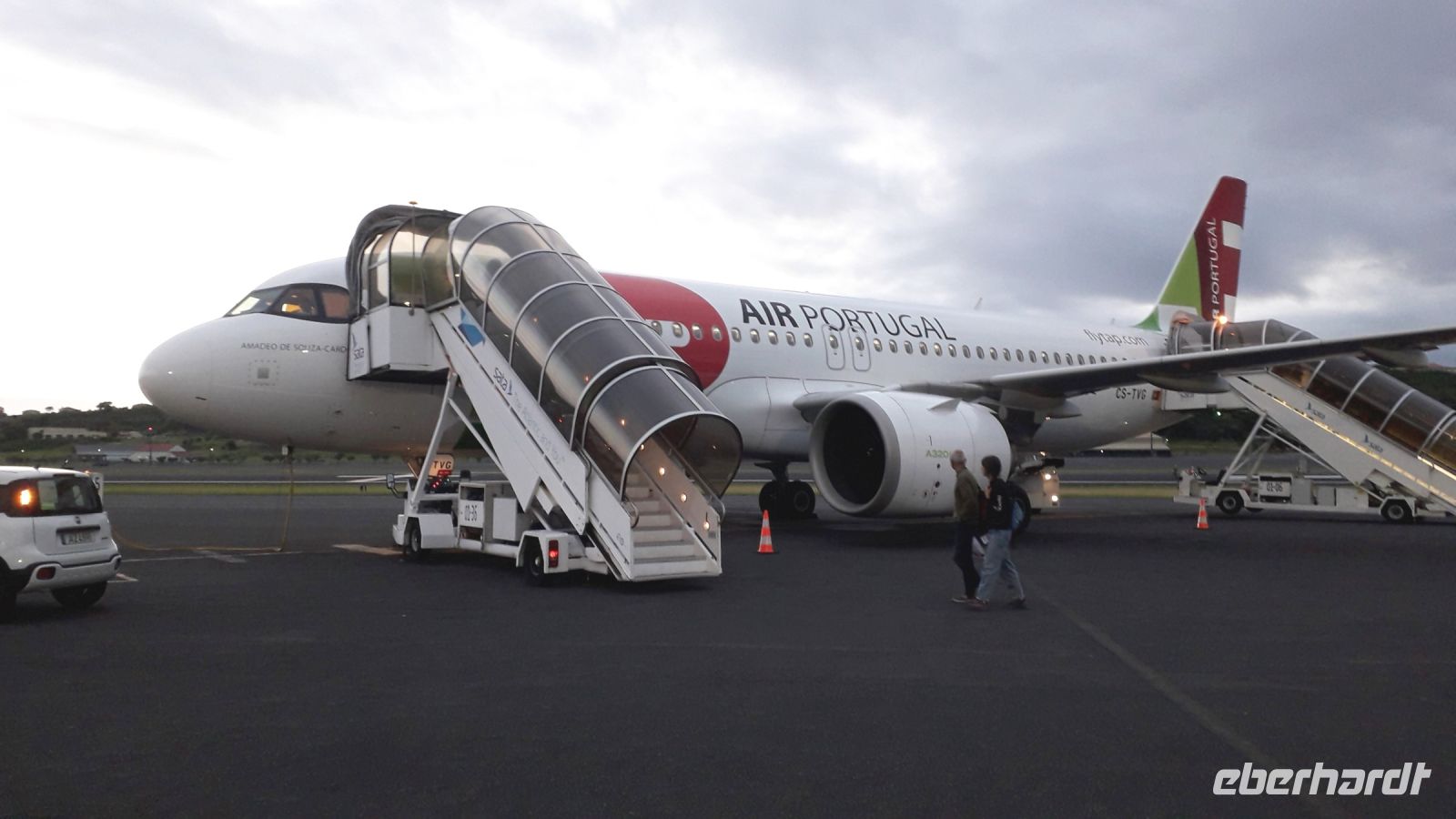 Wir fligen zurück nach Lissabon