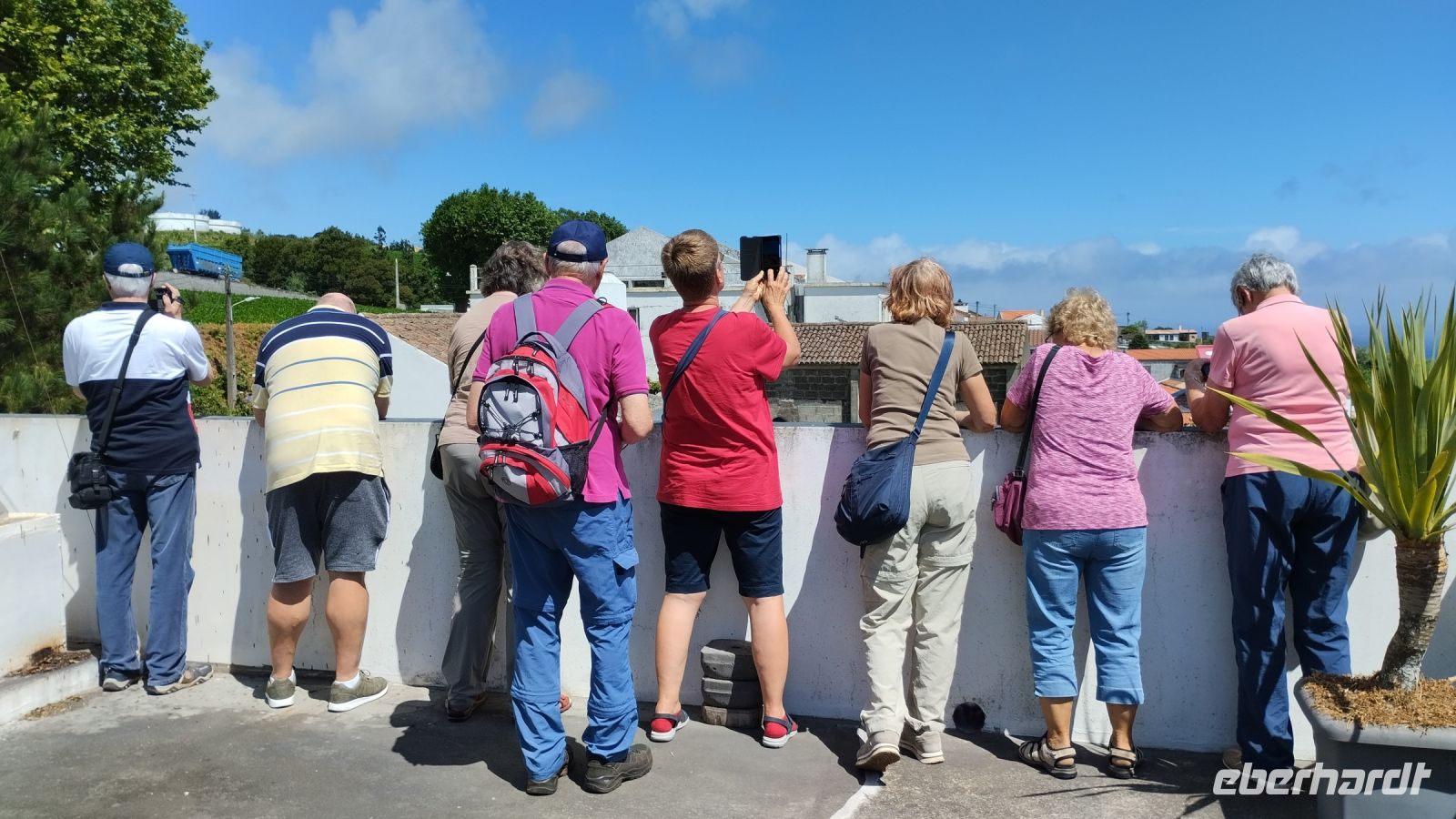 Einige Reisegäste der Gruppe