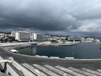 Blick auf unser Hotel Marina Atlantico