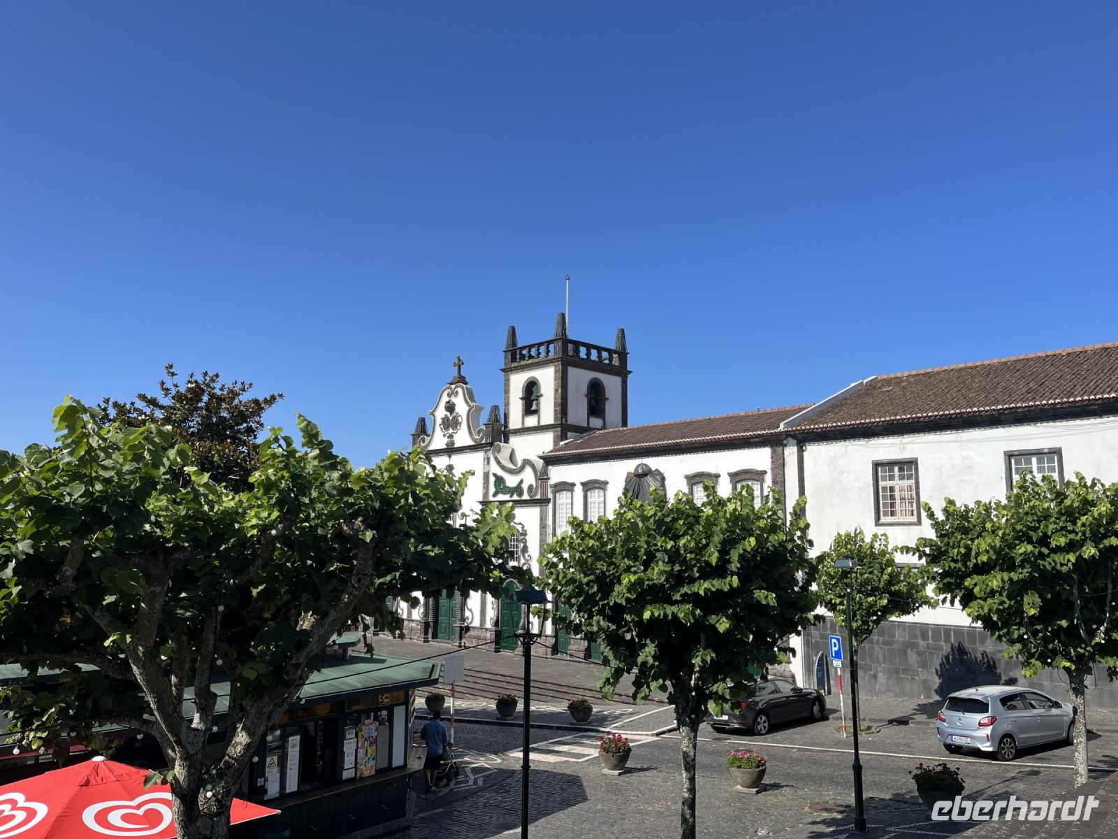 Blick auf das ehemaliges Kloster in Vila Franca do Campo