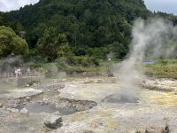 Heiße Quellen am Lagoa das Furnas