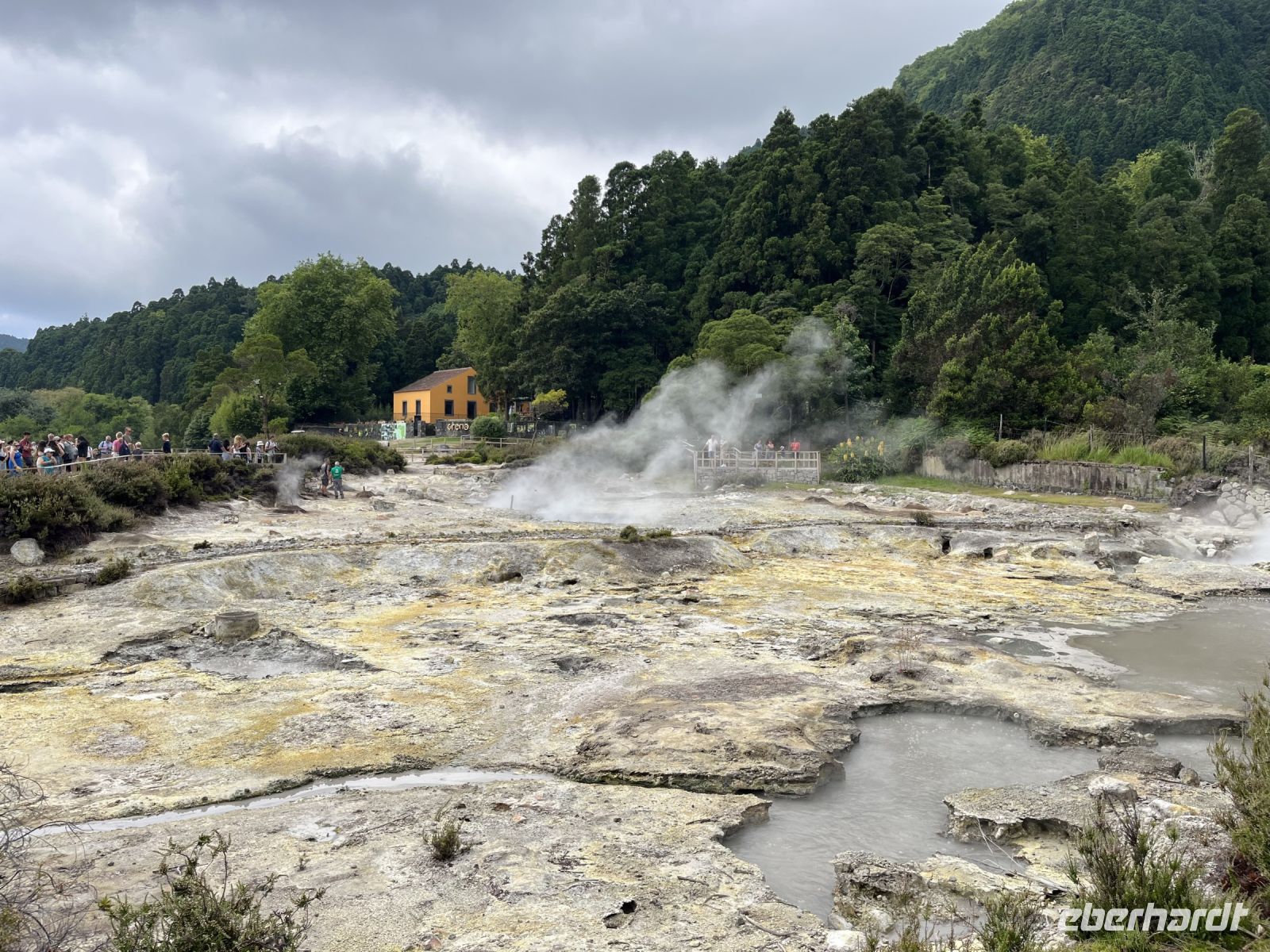 Heiße Quellen am Lagoa das Furnas