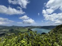 Blick auf den Lagoa das Furnas