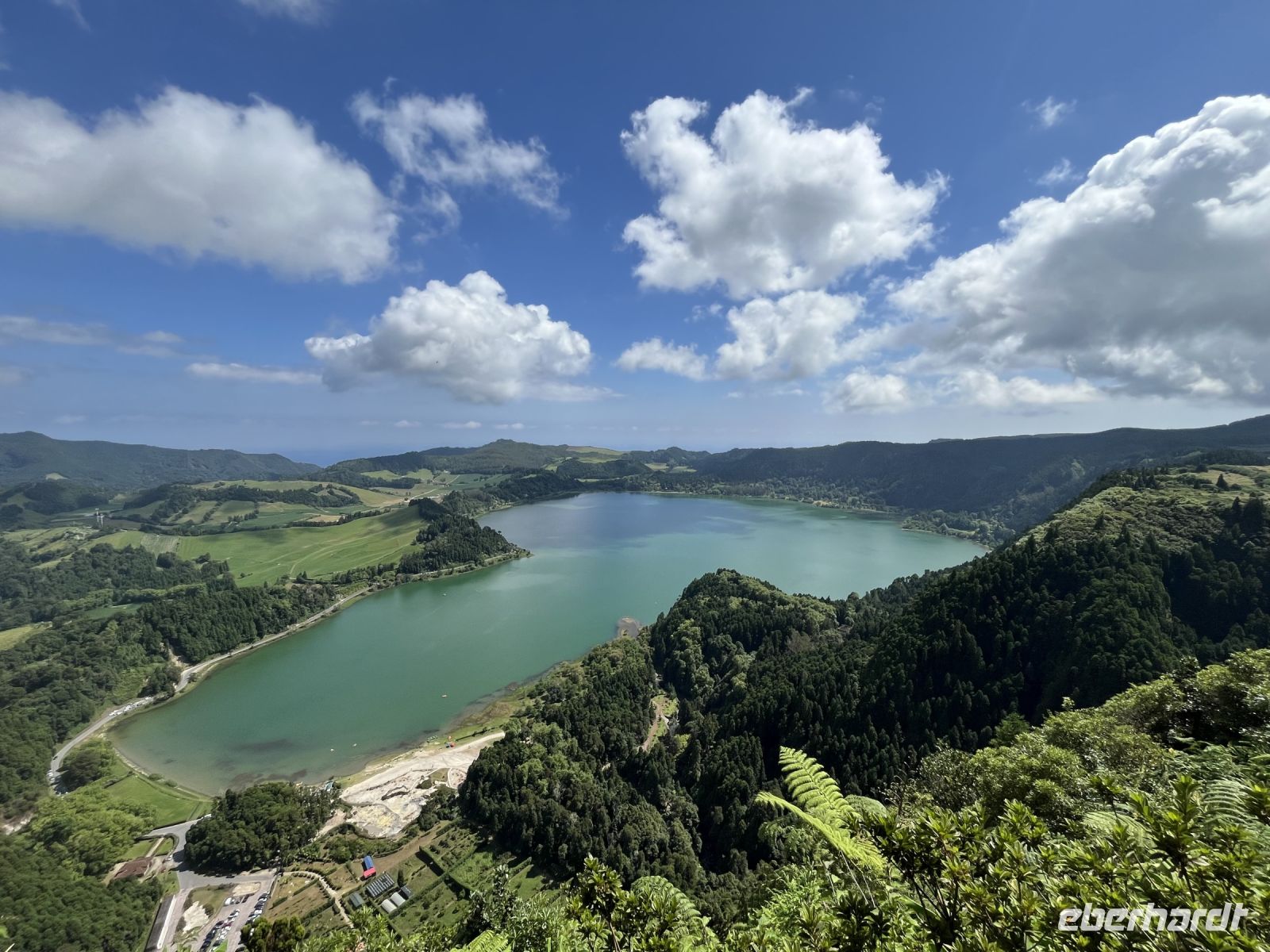 Blick auf den Lagoa das Furnas