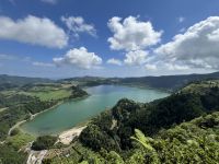 Blick auf den Lagoa das Furnas