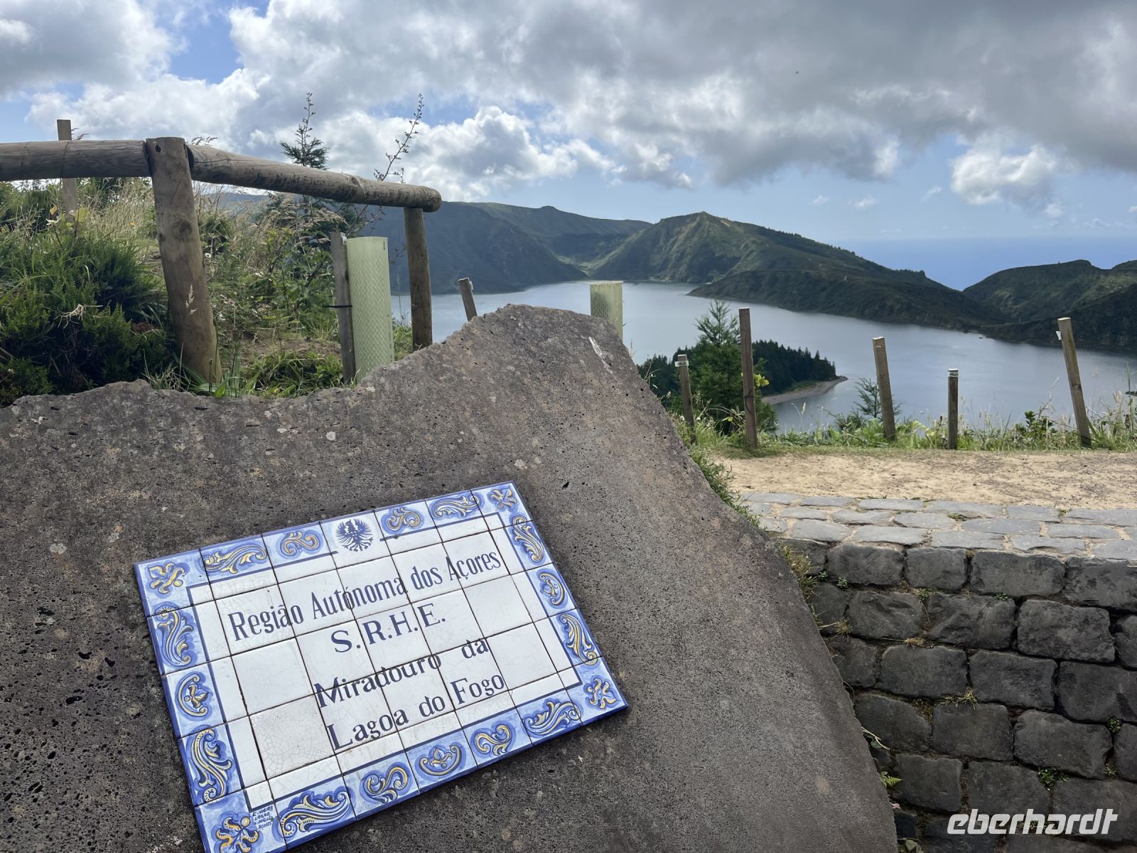 Aussichtspunkt am Lagoa do Fogo