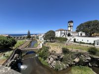 Blick auf die Innenstadt von Ribeira Grande