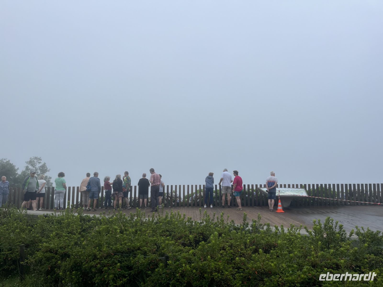 noch ist der Ausblick vernebelt