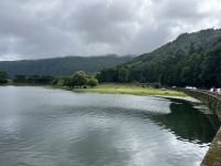 am Ufer des Lagoa Azul