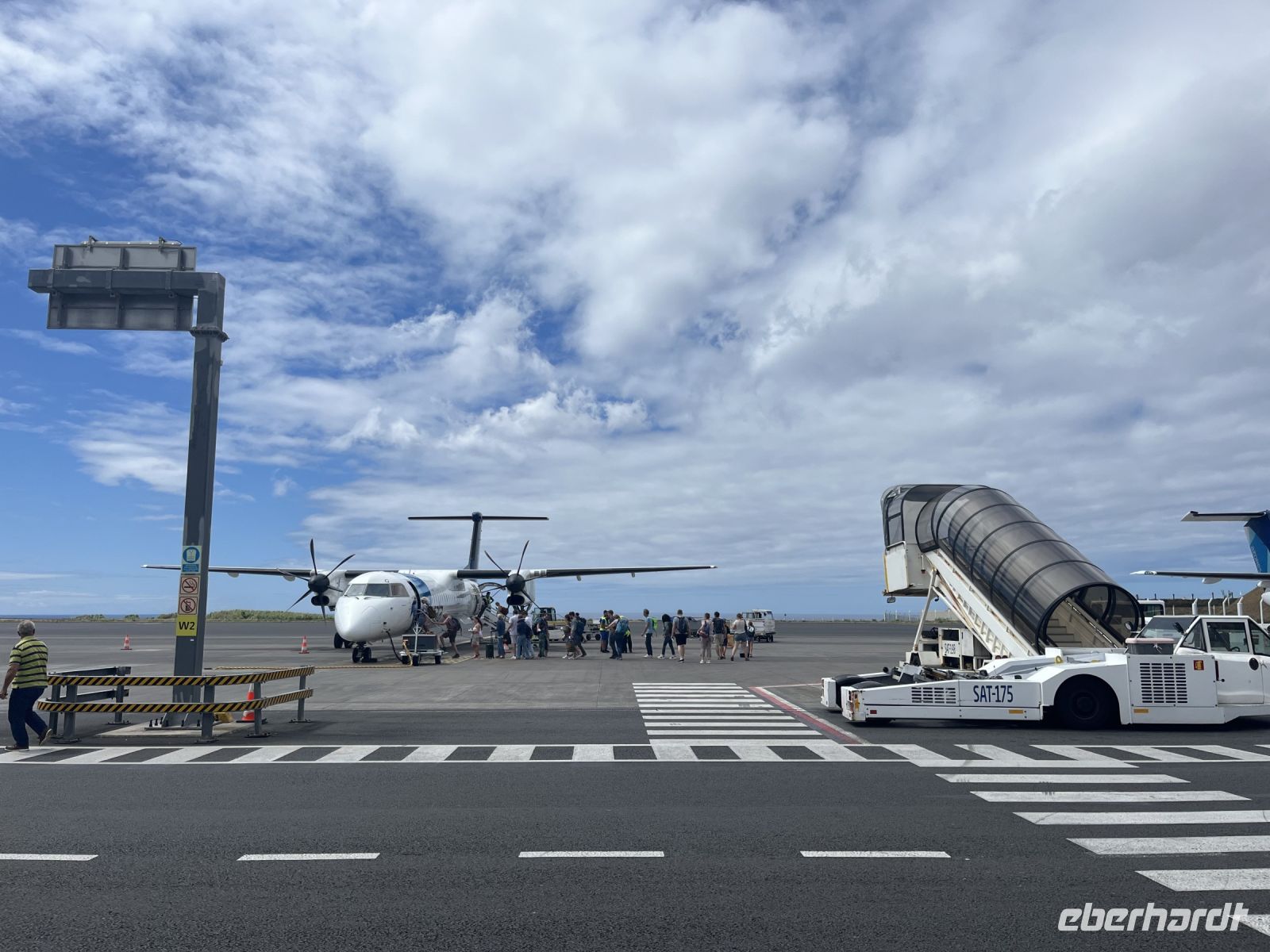unser Flugzeug nach Faial