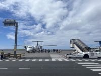 unser Flugzeug nach Faial