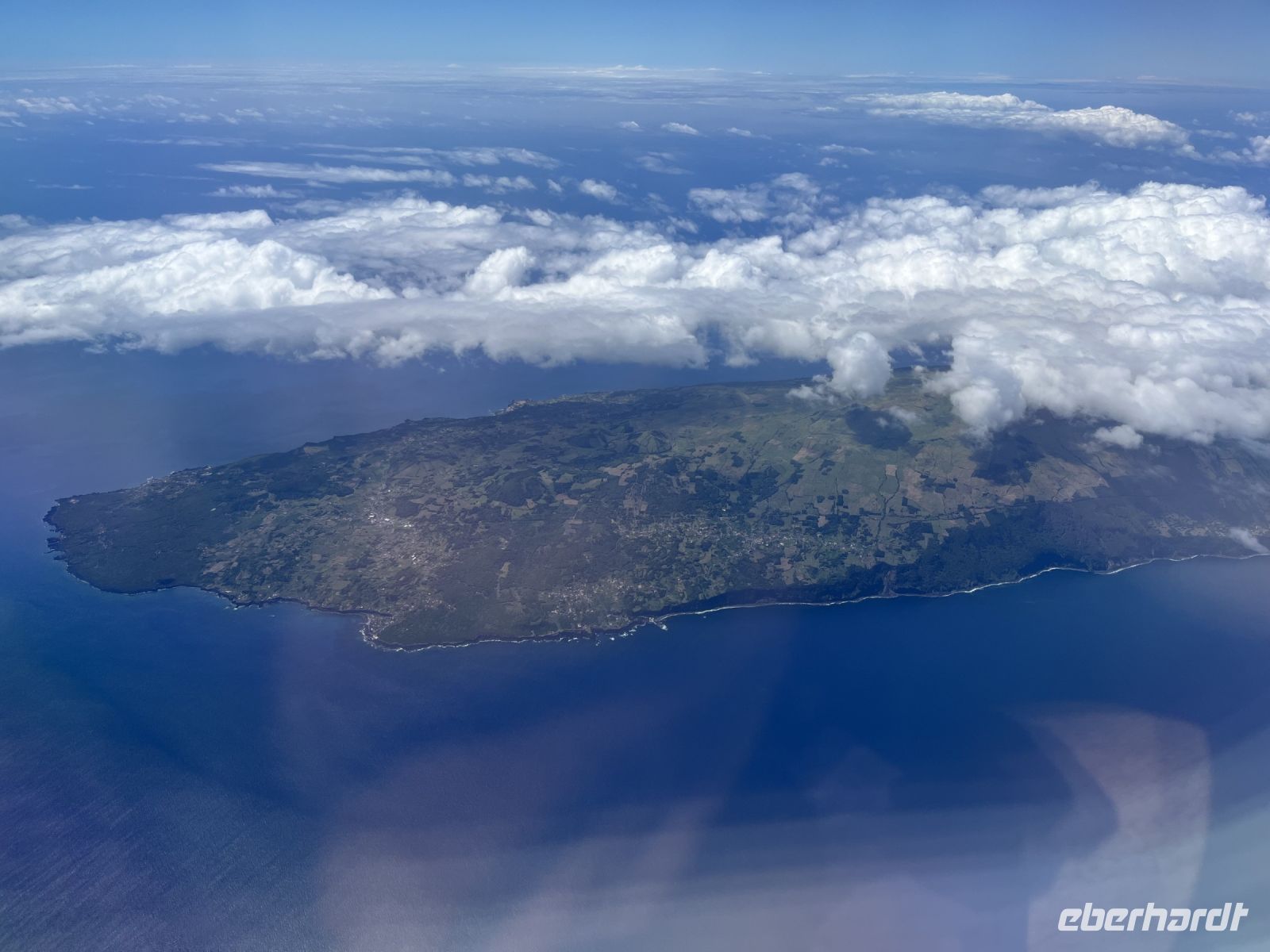 Insel Pico aus der Luft