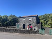 typisches Haus aus Basalt