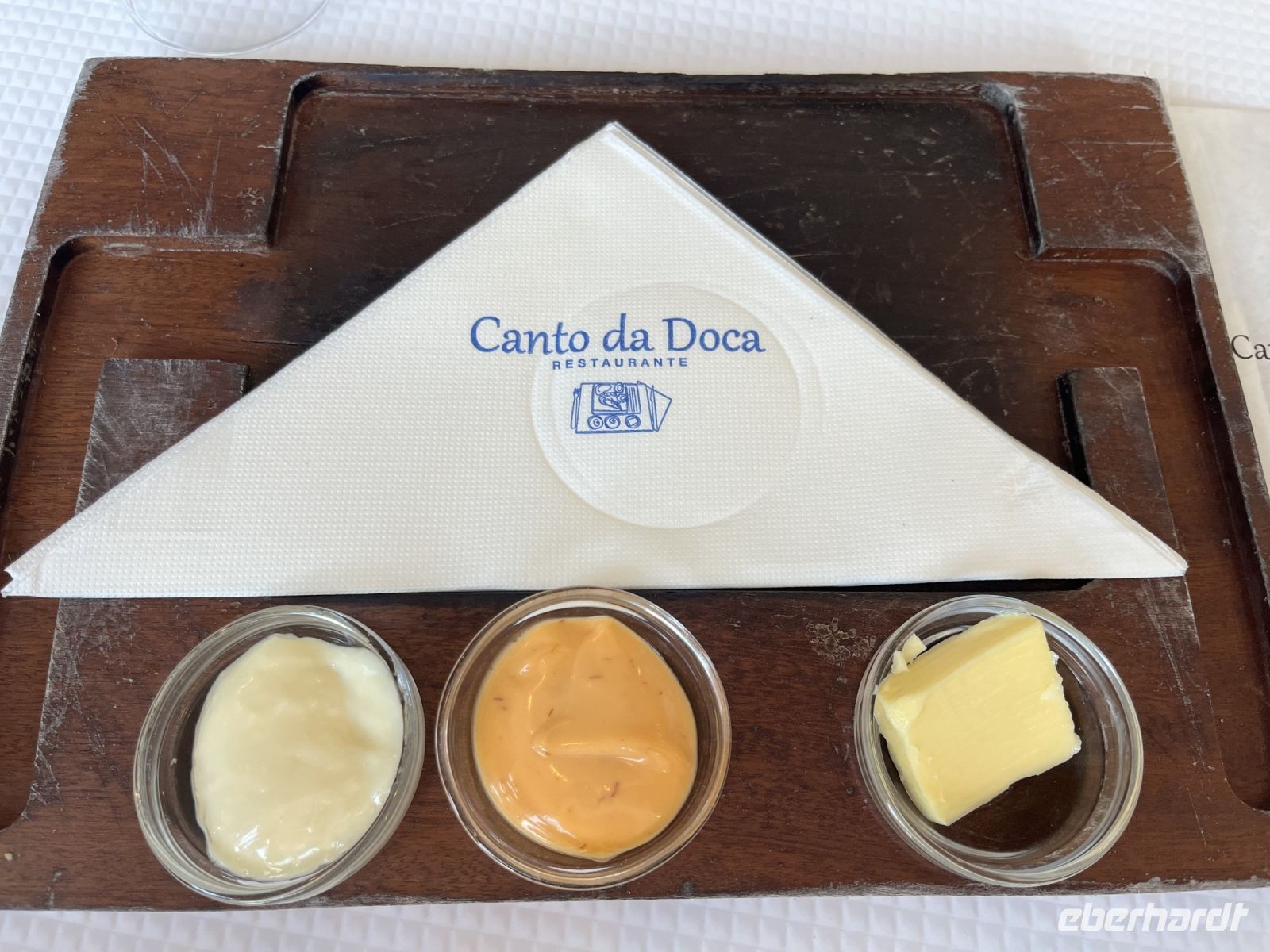 Abendessen im Restaurant Canto da Doca
